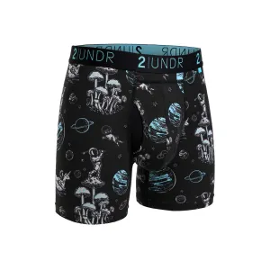 2UNDR Swing Shift 6" Boxer Brief - Space Golf Black