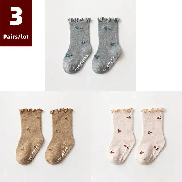 3 Pairs of Anti-Slip Children's Socks
