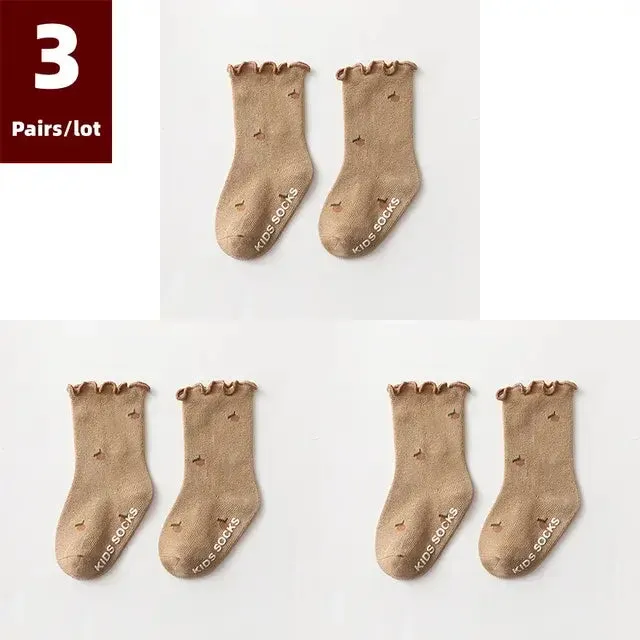 3 Pairs of Anti-Slip Children's Socks