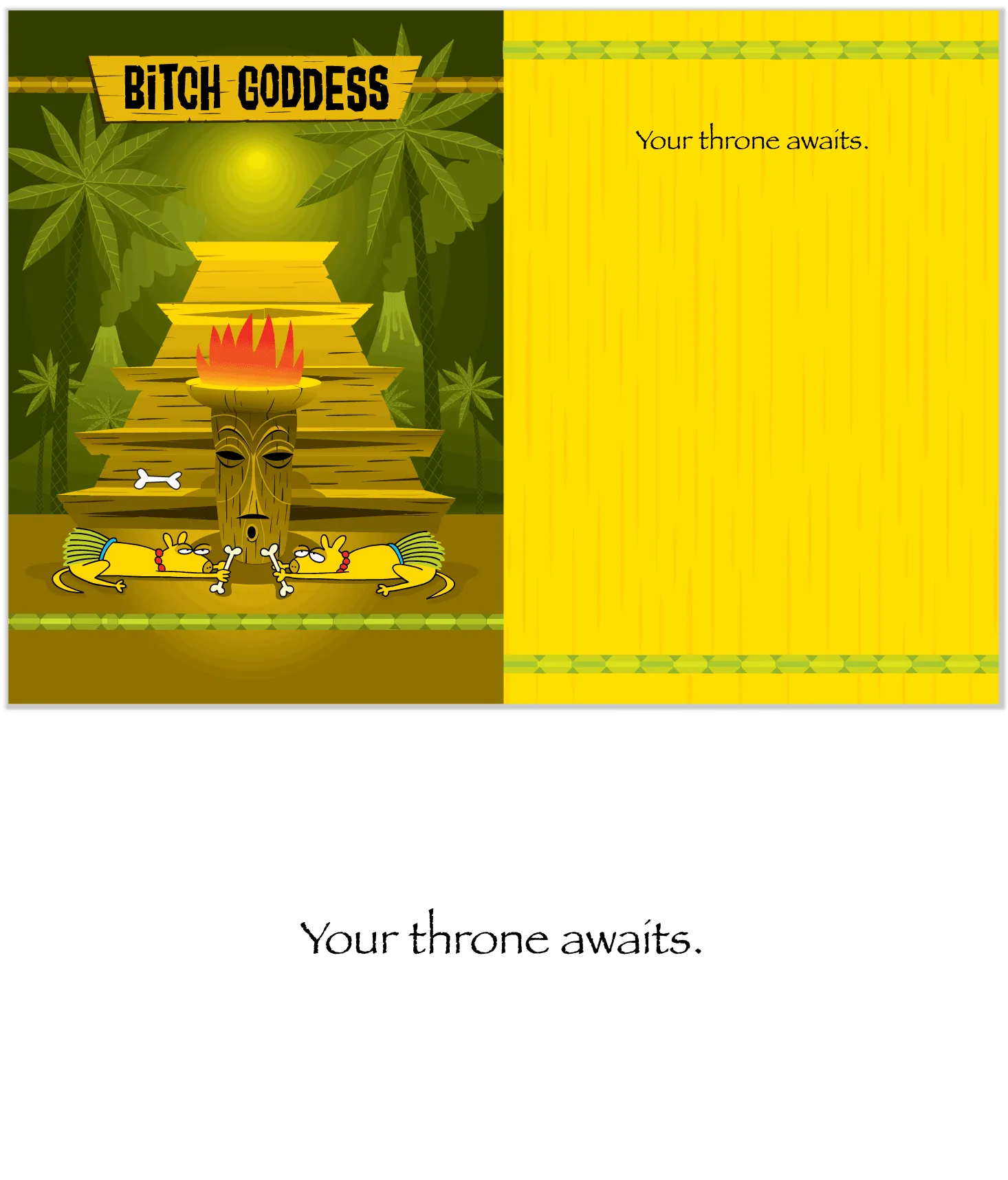 339 Bitch Goddess (Birthday Card)
