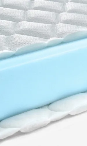 3" Deluxe White Memory Foam Mattress Topper Twin XL