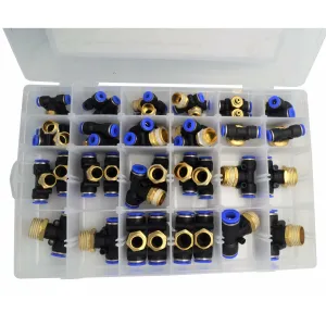 40 pc PB series T Pc Push in Grab Kit Assortment