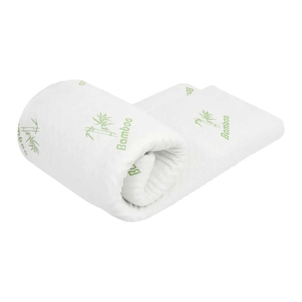 4cm Bedding Cool Gel Memory Foam Bed Mattress Topper Bamboo Cover King
