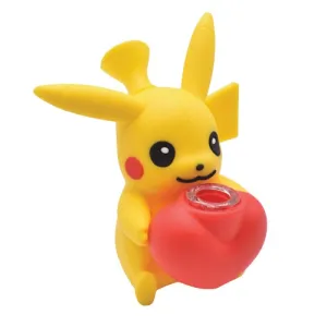5" Cartoon Electric Animal Silicone Water Pipe - (1 Count)