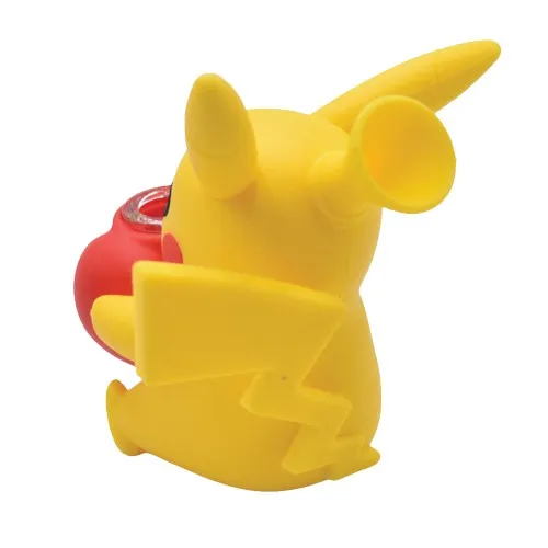 5" Cartoon Electric Animal Silicone Water Pipe - (1 Count)