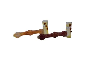 6" Hammer style Hand Glass - Various Colors (1 Count)