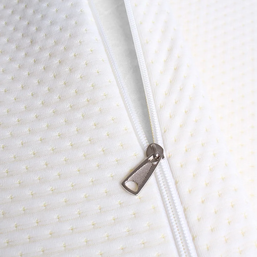 7cm Memory Foam Bed Mattress Topper Polyester Underlay Cover King Single
