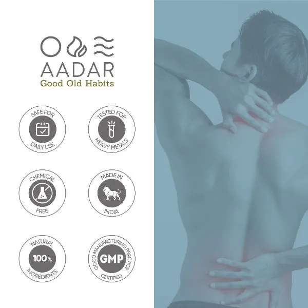 AADAR Ayurveda Ortho Sure Pain Capsule for Joint and Muscle Pain Relief<br> (60 Capsules)