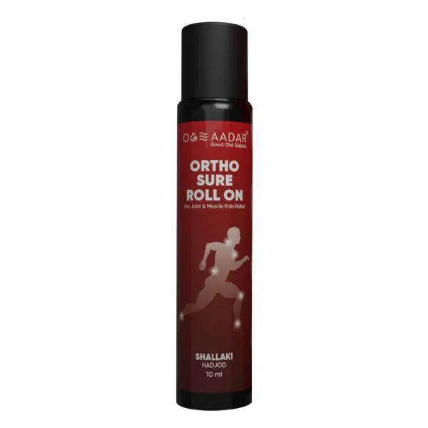 AADAR Ayurveda Orthosure Roll On for Joint, Knee and Muscle Pain Relief<br> (10ml)