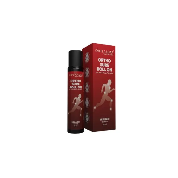 AADAR Ayurveda Orthosure Roll On for Joint, Knee and Muscle Pain Relief<br> (10ml)