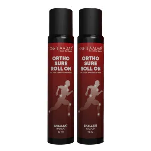 AADAR Ayurveda Orthosure Roll On for Joint, Knee and Muscle Pain Relief<br> (10ml)