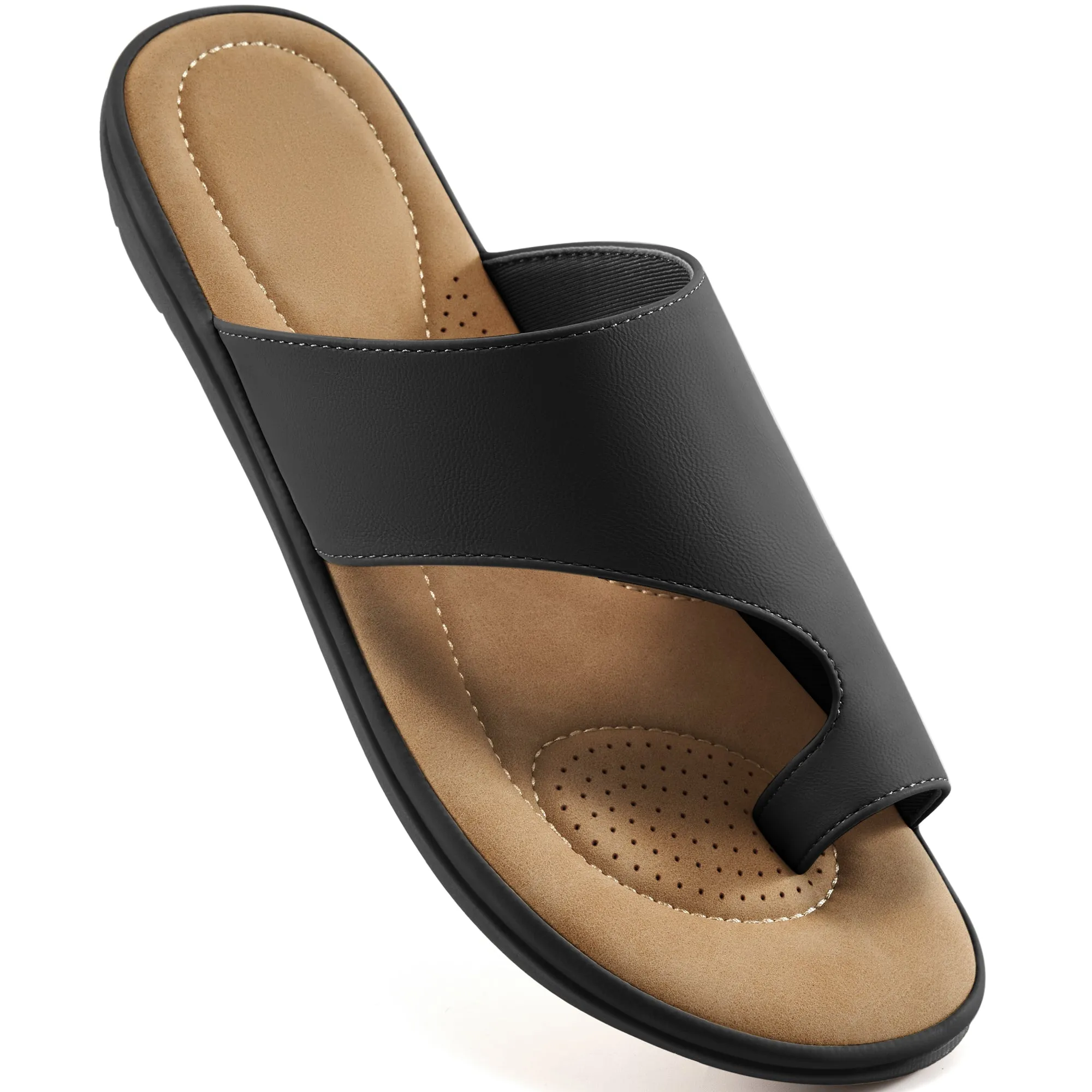 Ablanczoom Womens Sandals Flat Sole Stylish Comfortable Casual Beach Shoes