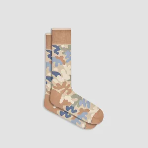 Abstract Mid-Calf Socks