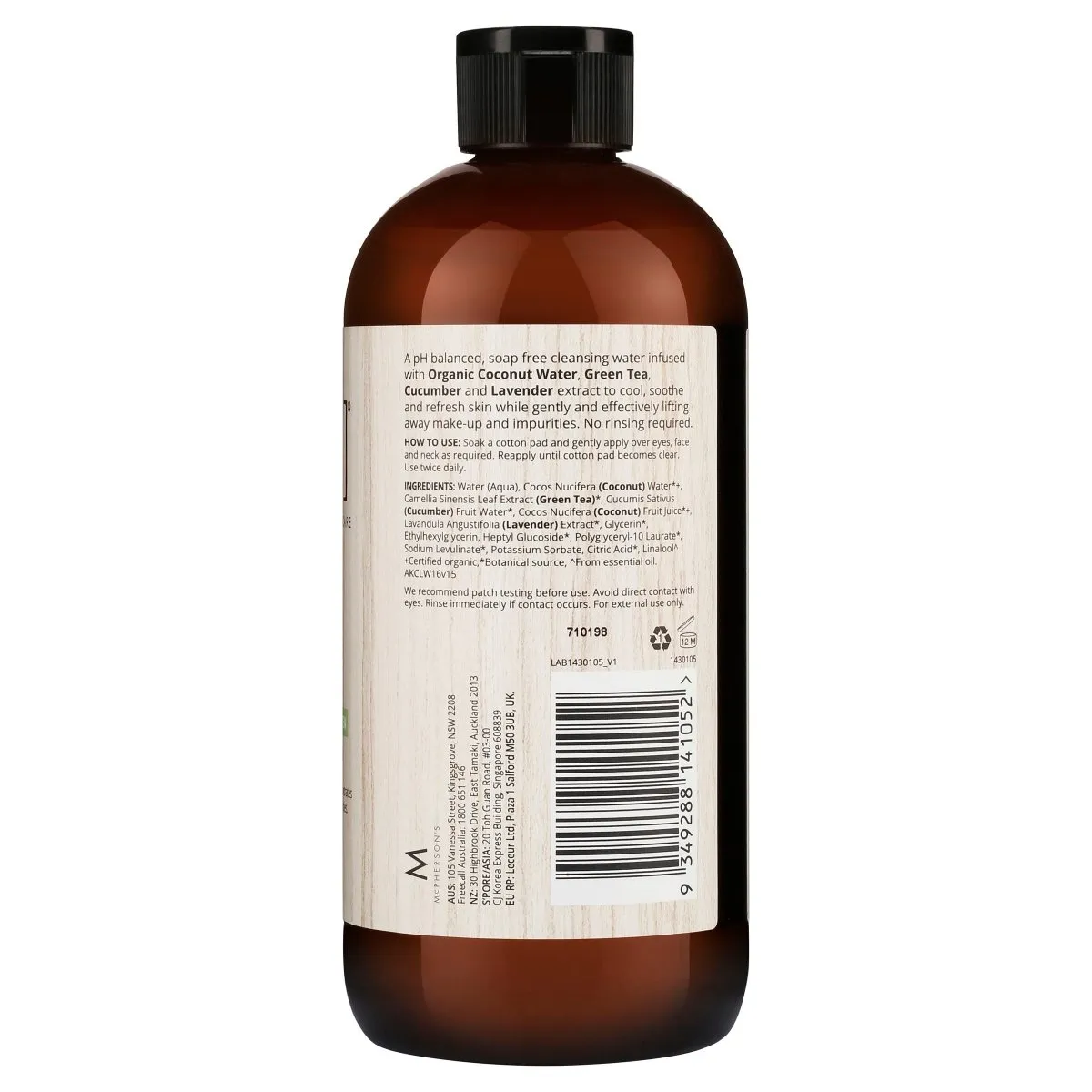 A'kin Hydrating Micellar Water 500mL