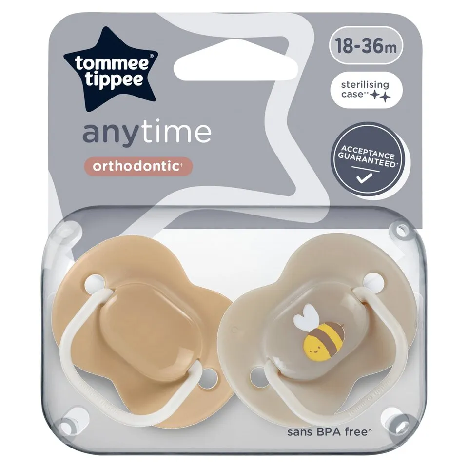 Anytime Soothers, 18-36m, Pack of 2
