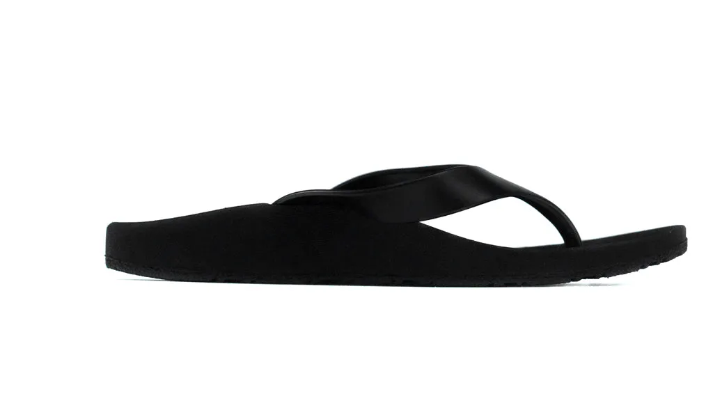Archline Orthotic Flip Flops - Black