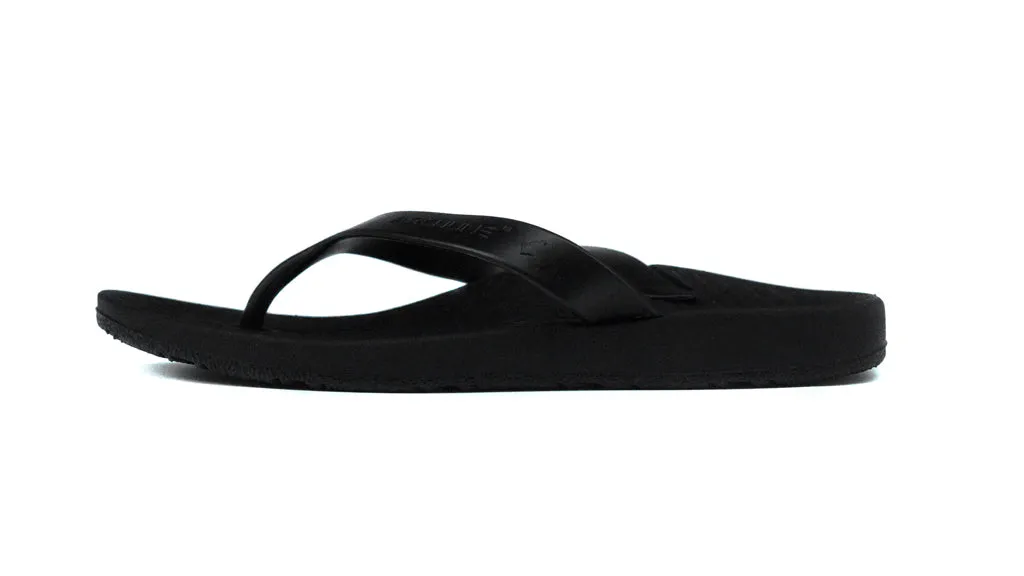 Archline Orthotic Flip Flops - Black