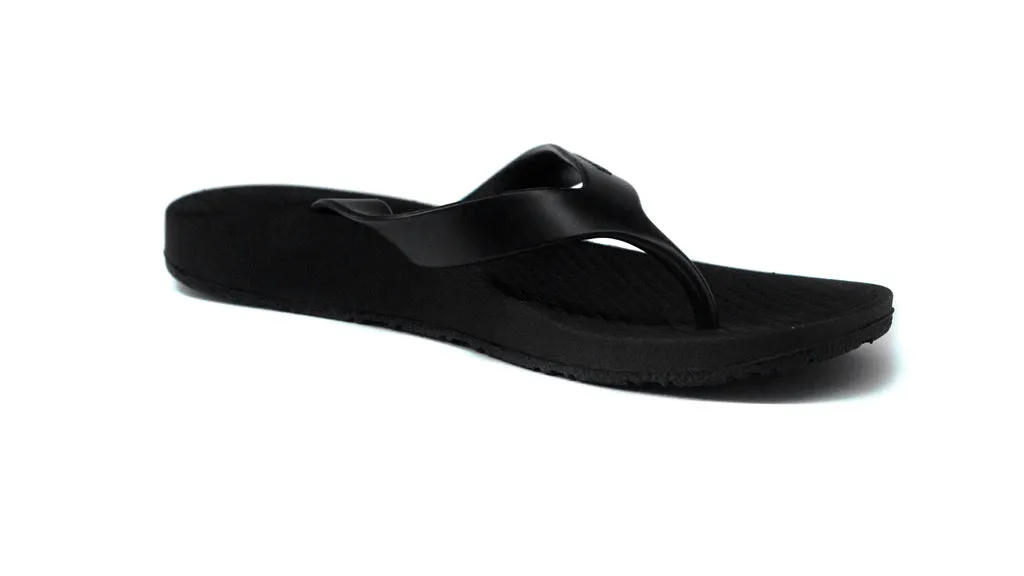 Archline Orthotic Flip Flops - Black