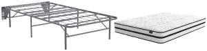 Ashley Express - Chime 10 Inch Hybrid 10 Inch Hybrid Mattress with Foundation