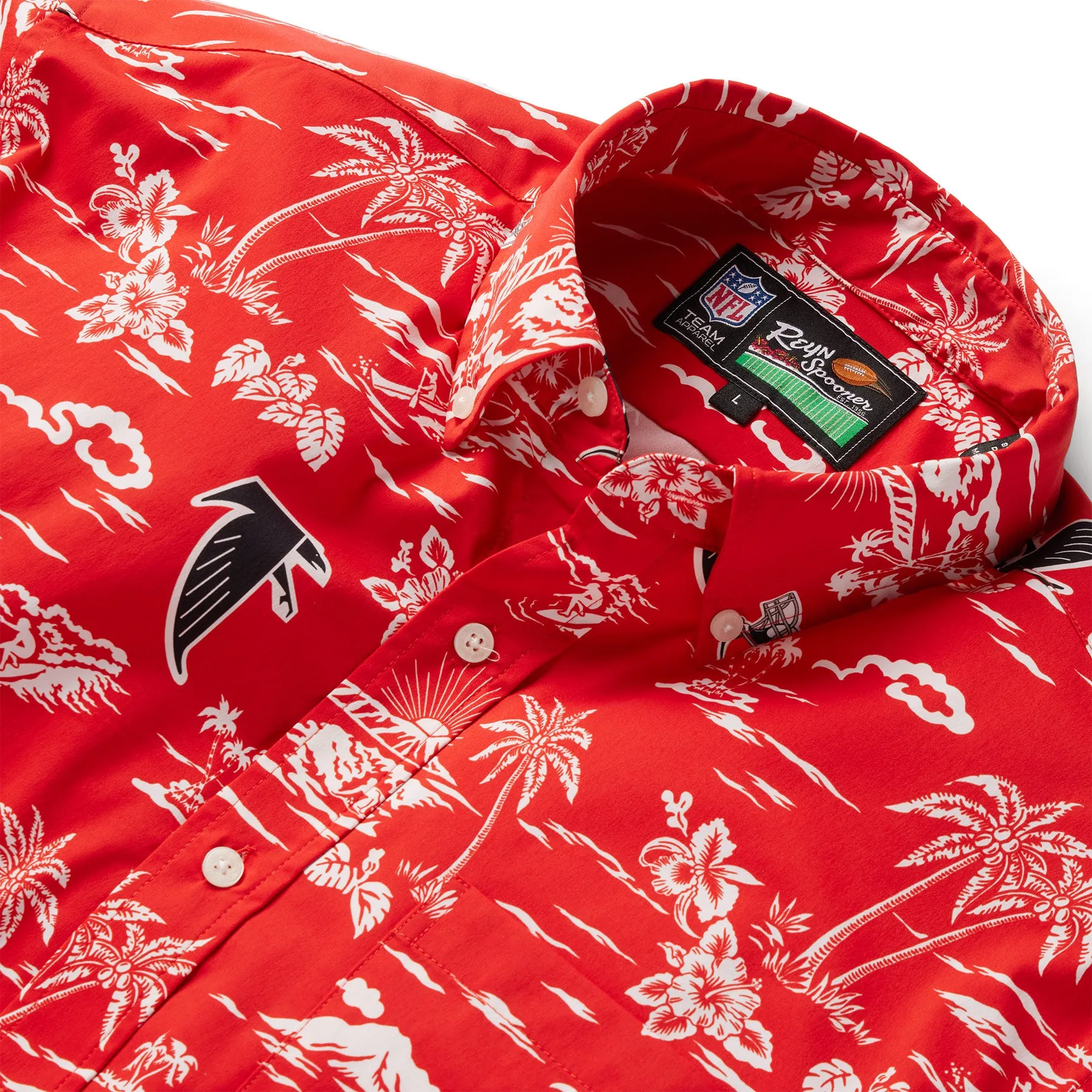 ATLANTA FALCONS THROWBACK PERFORMANCE BUTTON FRONT
