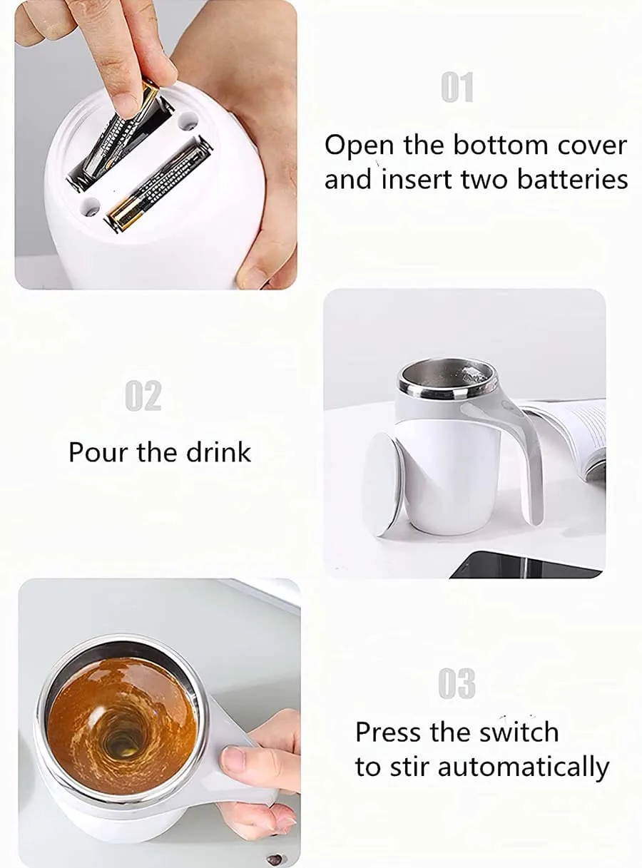 Automatic Magnetic Stirring Coffee Mug