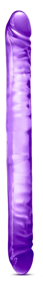 B Yours 18&quot; Double Dildo - Purple