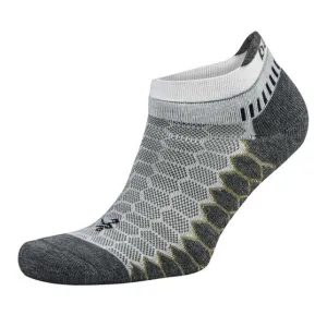 Balega Silver Socks - White/Grey (No Show)