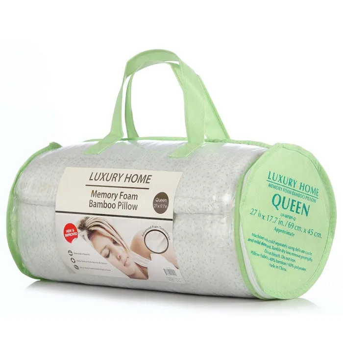 Bamboo Memory Foam Hypoallergenic Pillow