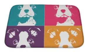 Bath Mat, Boston Terrior Pop Up