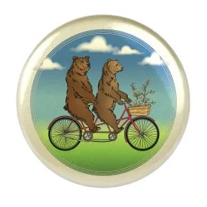 Bears on a Bike Magnet