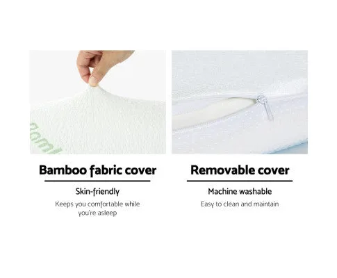 Bedding Memory Foam Contour Pillow Cool Gel Bamboo Cover