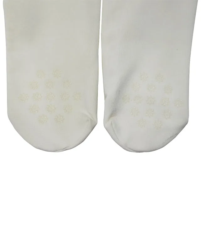 BENECIA 12 Non-Slip Cozy Thick Knee Stocking - Ivory