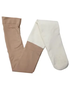 BENECIA 12 Non-Slip Cozy Thick Knee Stocking - Ivory