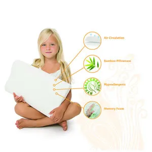BEST IN REST™ Adjustable Memory Foam Pillow for Children