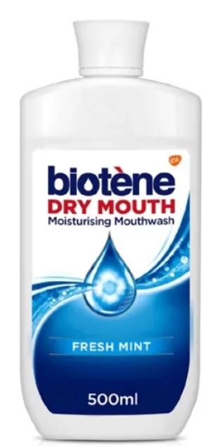 Biotene mouth dry care, mouthwash, fresh mint BIOTENE DRY MOUTH MOUTH MOUTHWASH, 500ml