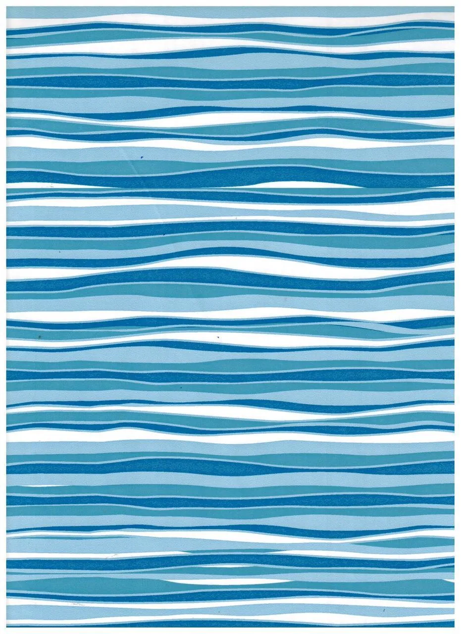 Blue Marina Wave Contact Paper 16 FT