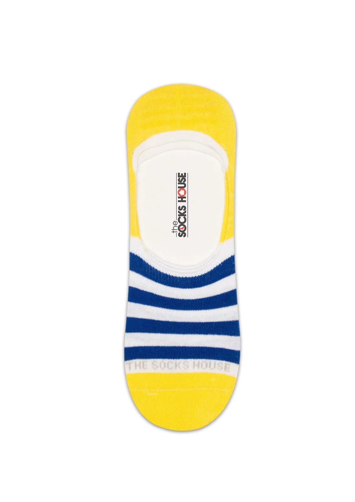 Blue Stripes Design Men Invisible Socks