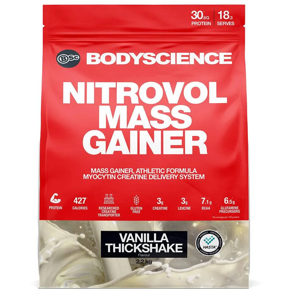 Body Science BSc Nitrovol Mass Gainer Protein
