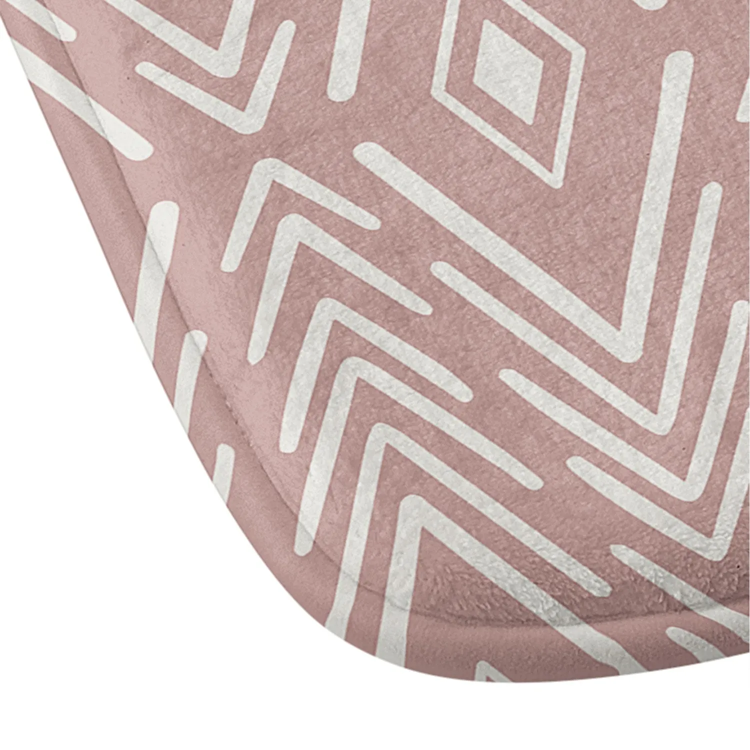 BOHEMIAN DIAMONDS PEACH MEMORY FOAM BATH MAT