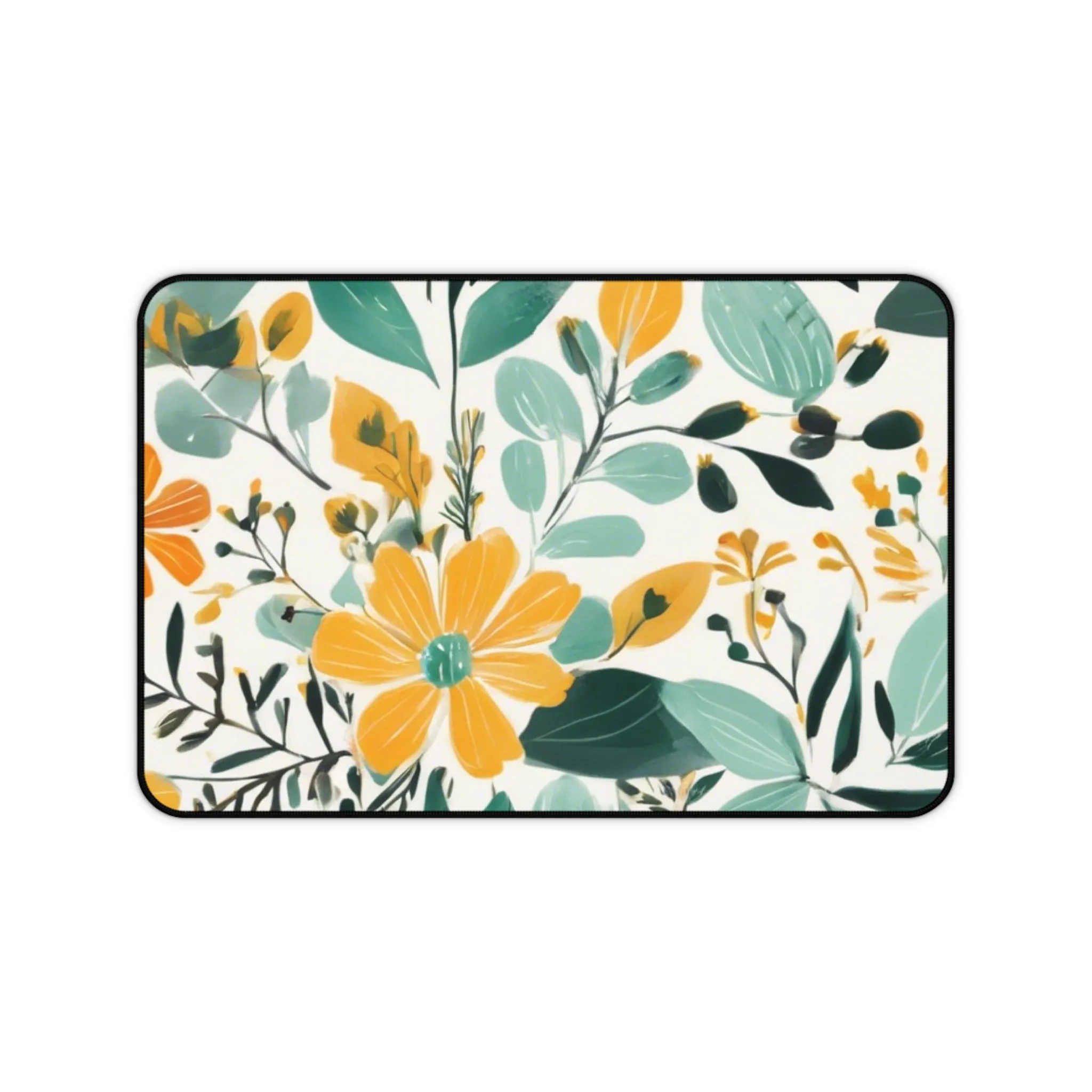 Boho Floral Desk Mat