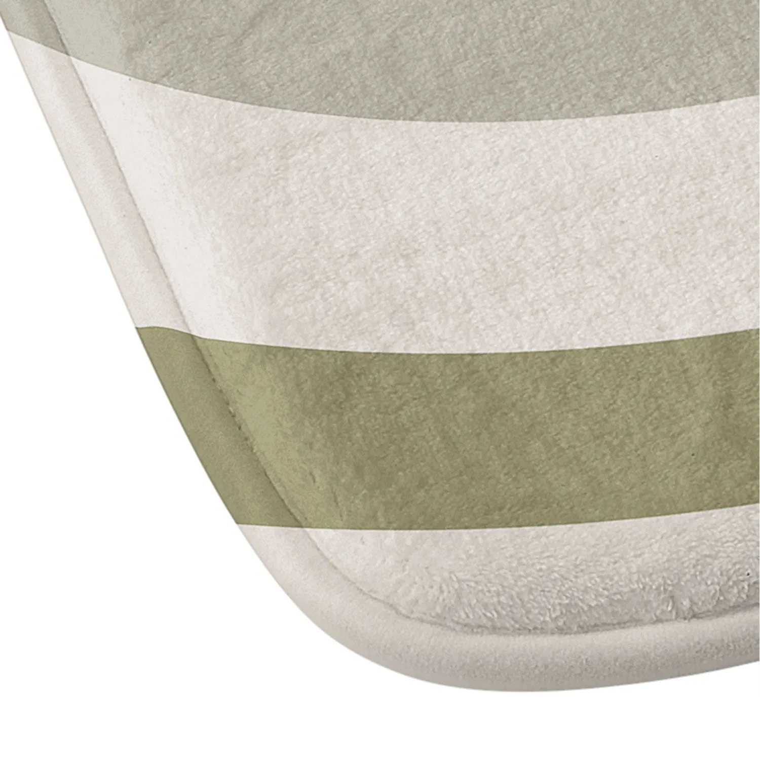 BOLD CURVATURE STRIPES I MEMORY FOAM BATH MAT