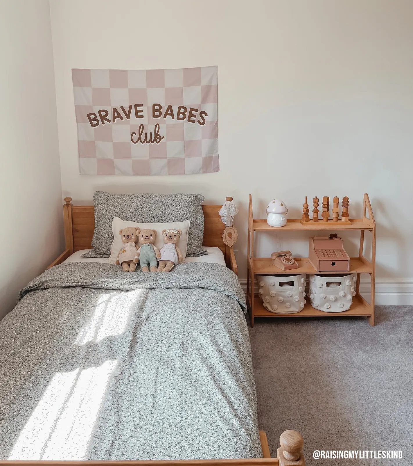 Brave Babes Club Banner | Fabric Wall Sign