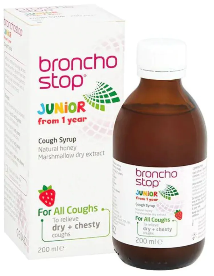 Bronchostop children's cough syrup junior cough syrup -200ml (02/2025)