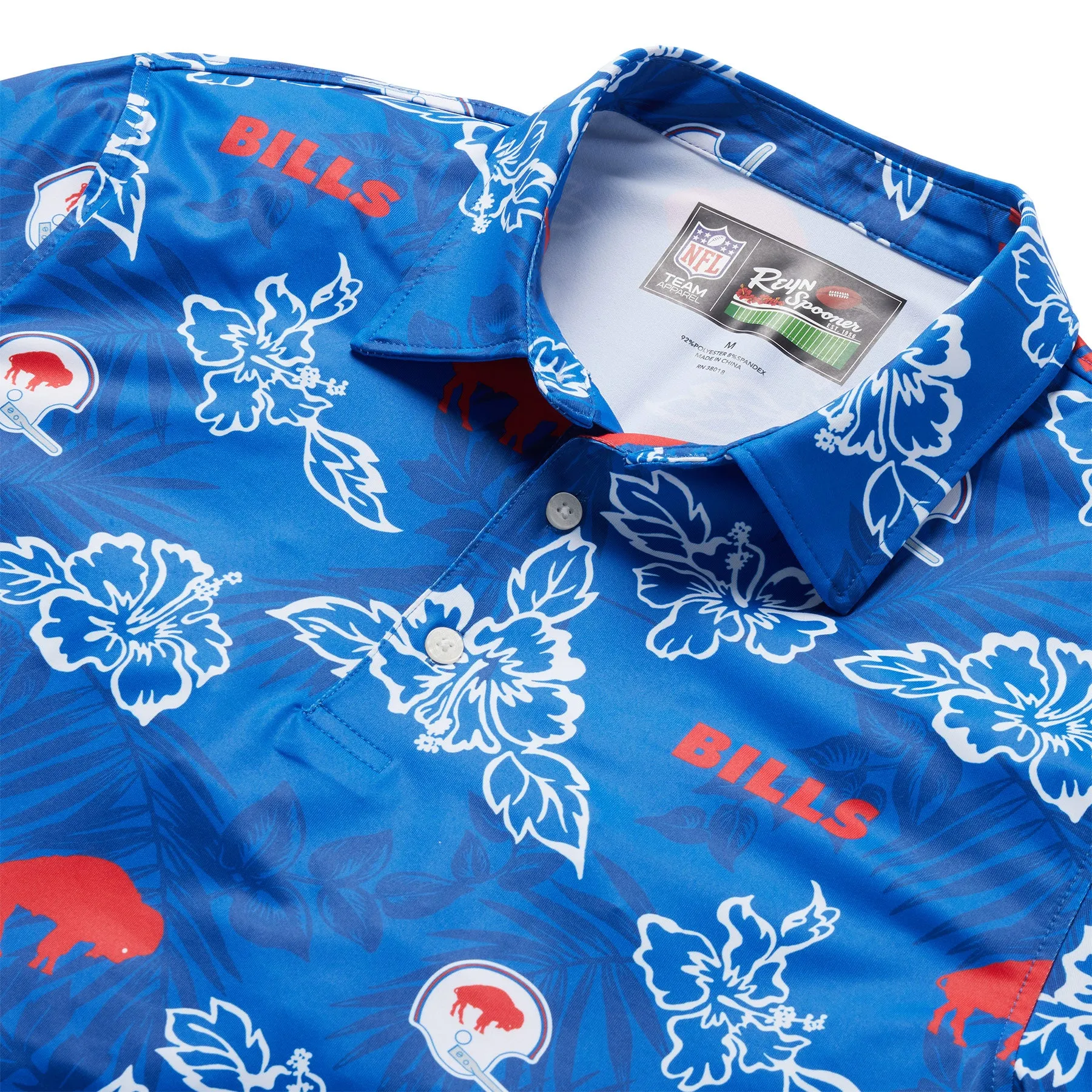BUFFALO BILLS THROWBACK PERFORMANCE POLO