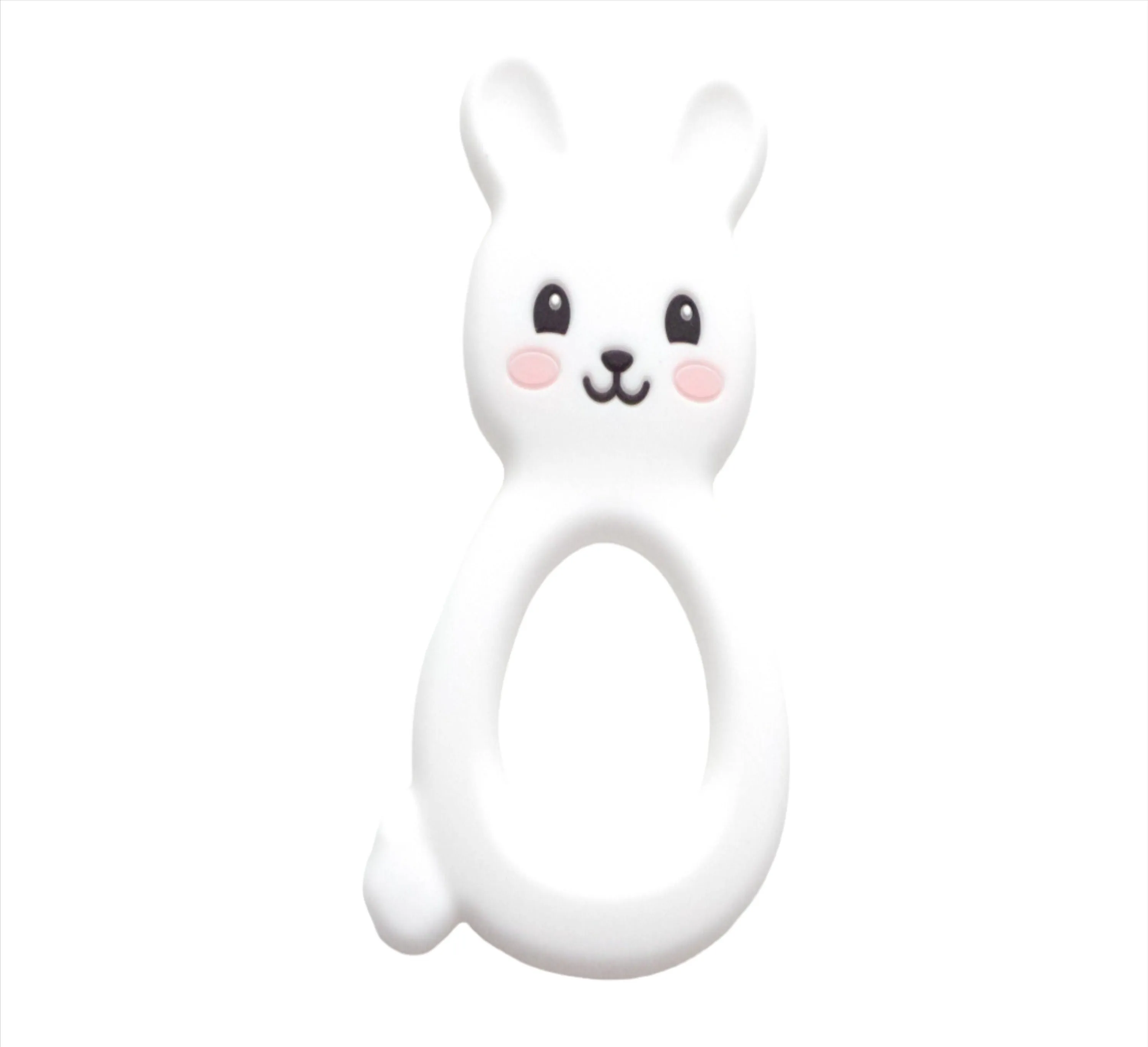 Bunny Teether - White