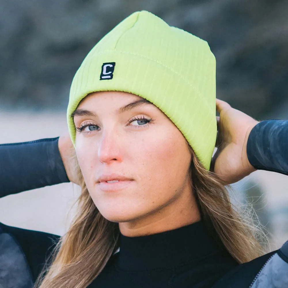 C Skins Storm Chaser 2mm Beanie - Lime