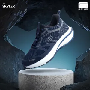 Caliber Shoes Navy Sport Shoes For Men/Women ( Skyler 740 )