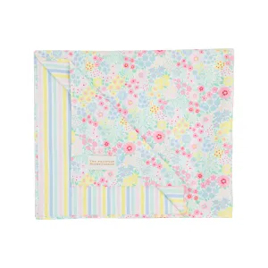 Calloway Quick Dry Towel - Merry Little Meadow with Siesta Key Stripe (Pink)