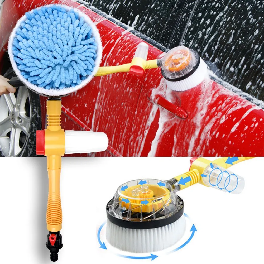 Car Pressure Washer Rotating Wash Brush Vehicle Care Washing Sponge Cleaner