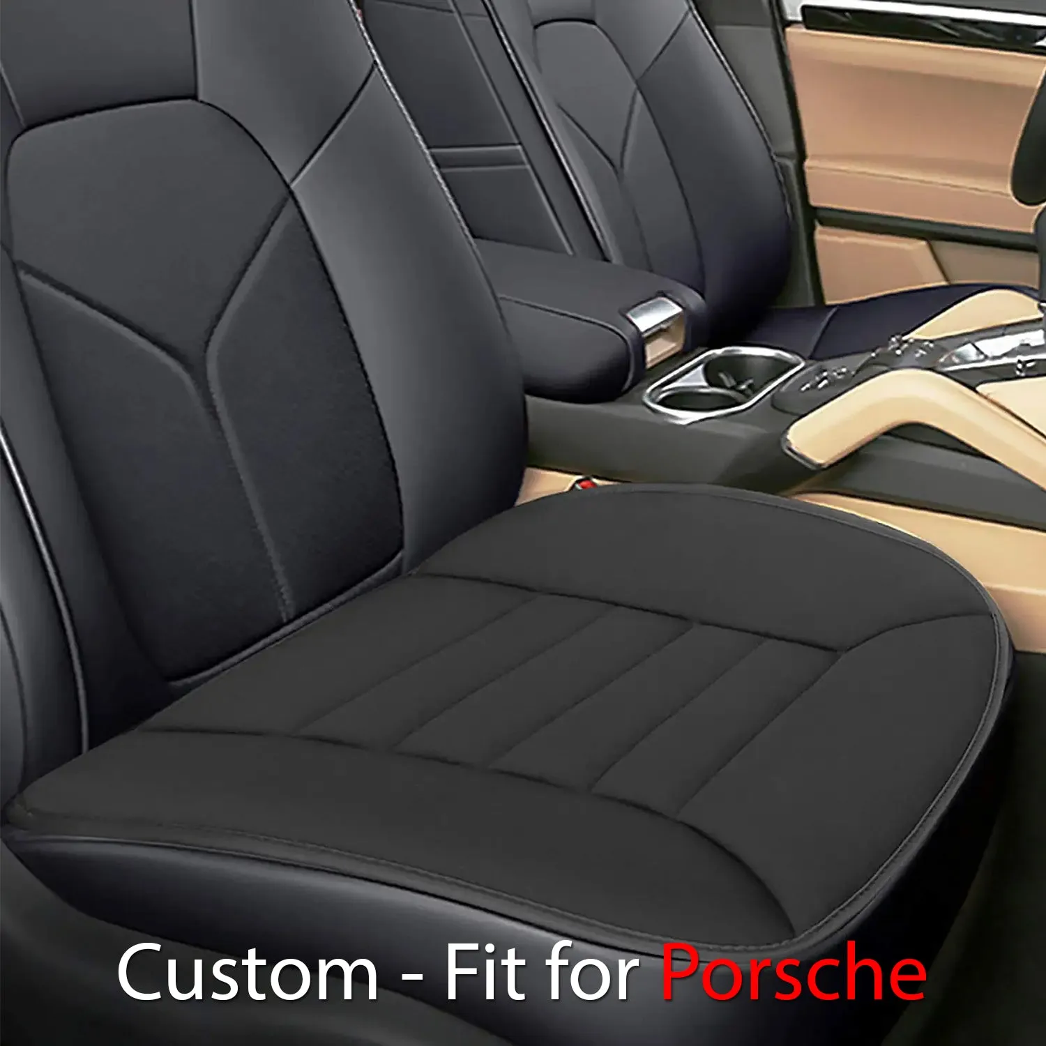 Car Seat Cushion with 1.2inch Comfort Memory Foam, Custom Logo For Your Cars, Seat Cushion for Car and Office Chair PE19989